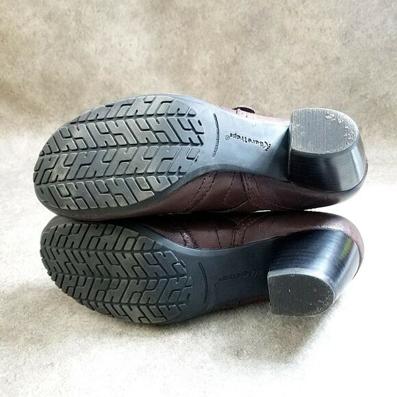 Bare Traps Womens Haydon Size 8 Brown Slip On Clogs 2.5" Heel Ankle Booties - Picture 7 of 9